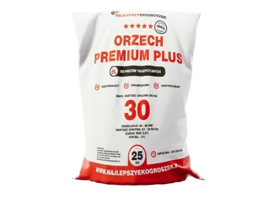 Węgiel Orzech Premium Plus 30 MJ/kg - worek 25kg