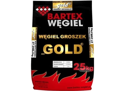Węgiel Bartex Groszek Gold - worek 25kg