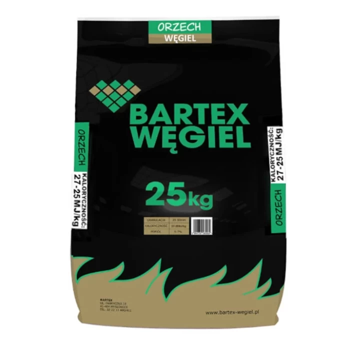 Węgiel Bartex Orzech - worek 25kg