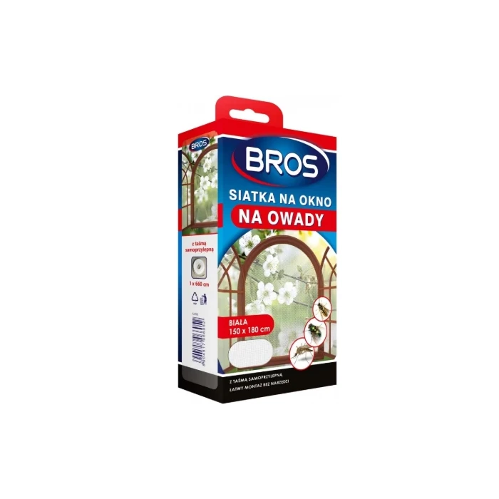 Siatka na okno 150x180 biała - Bros