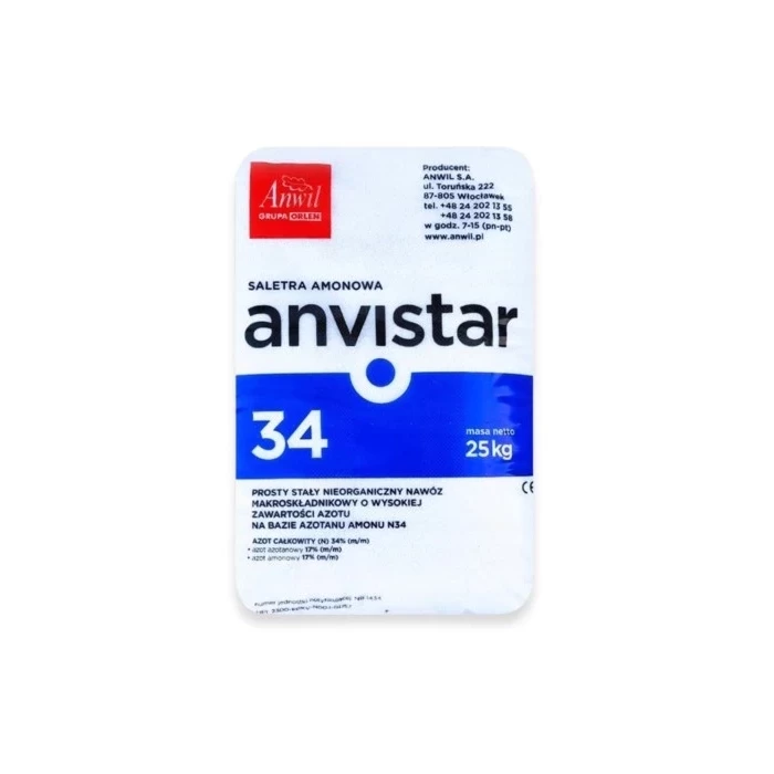 Saletra Amonowa ANVISTAR® 34,4% N – Uniwersalny Nawóz Azotowy