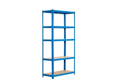 REGAŁ MAGAZYNOWY NIEBIESKI 150x70x30 GARAŻOWY GARAŻ PIWNICA MAGAZYN 875 kg