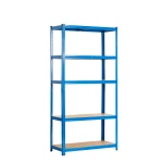REGAŁ MAGAZYNOWY NIEBIESKI 150x70x30 GARAŻOWY GARAŻ PIWNICA MAGAZYN 875 kg