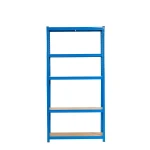 REGAŁ MAGAZYNOWY NIEBIESKI 150x70x30 GARAŻOWY GARAŻ PIWNICA MAGAZYN 875 kg