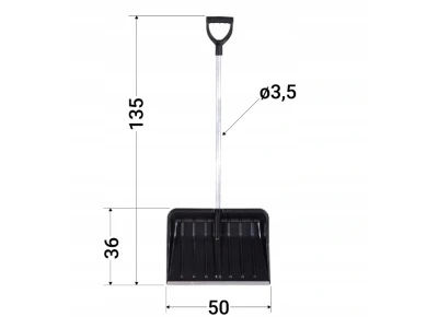 Łopata do Śniegu 50cm