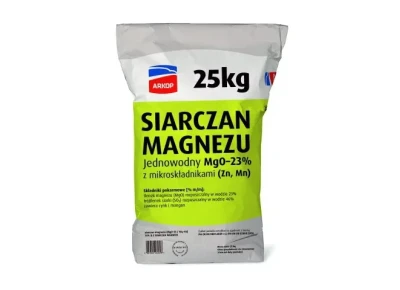 Nawóz Siarczan Magnezu 25kg Jednowodny