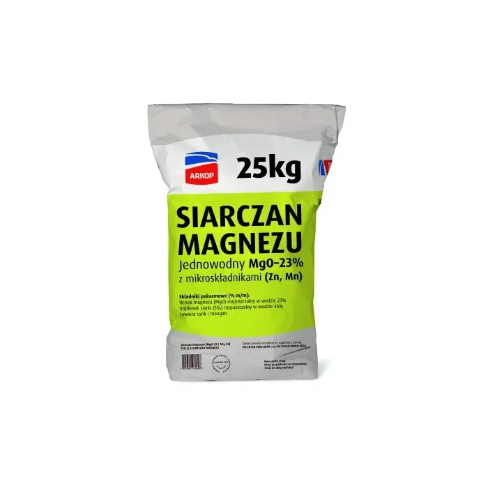 Nawóz Siarczan Magnezu 25kg Jednowodny