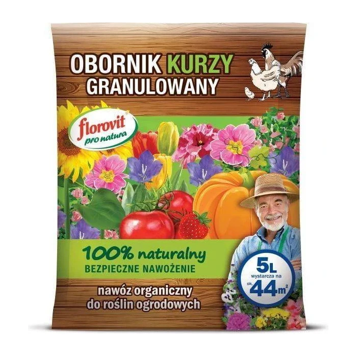 FLOROVIT OBORNIK GRANULOWANY 5L KURZY