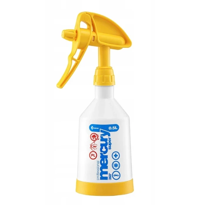 Opryskiwacz Żółty Mercury Super 360 0,5L Cleaning Pro Plus Kwazar