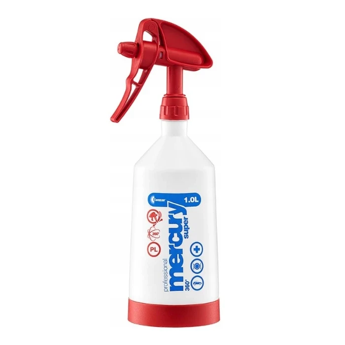 Opryskiwacz Czerwony Mercury Super 360 1L Cleaning Pro Plus Kwazar