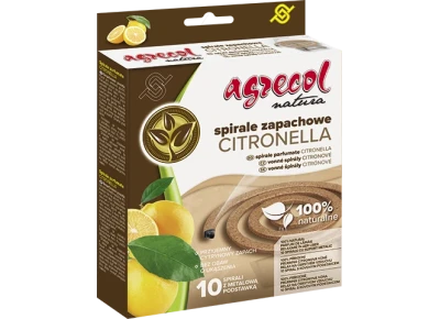 Agrecol NATURA spirale zapachowe CITRONELLA - 10 szt.