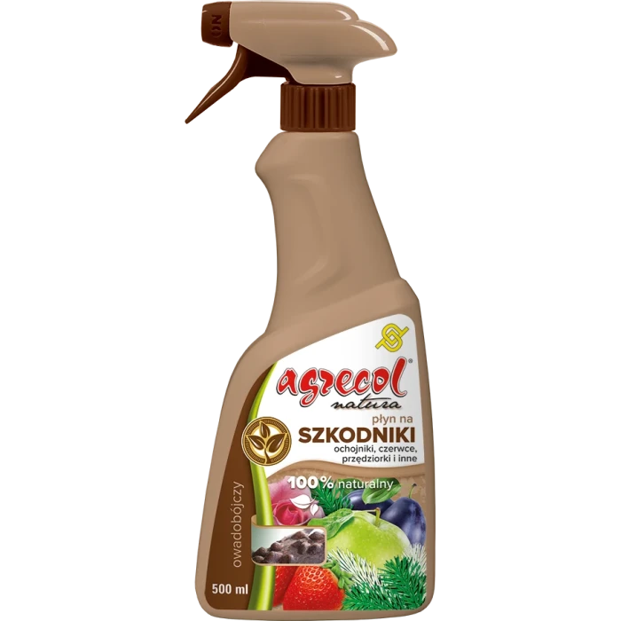 Agrecol NATURA płyn na szkodniki czerwce, przedziorki - 0,5 l