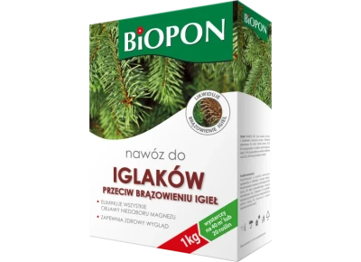 Nawóz do iglaków przeciw brązowieniu igieł 1kg