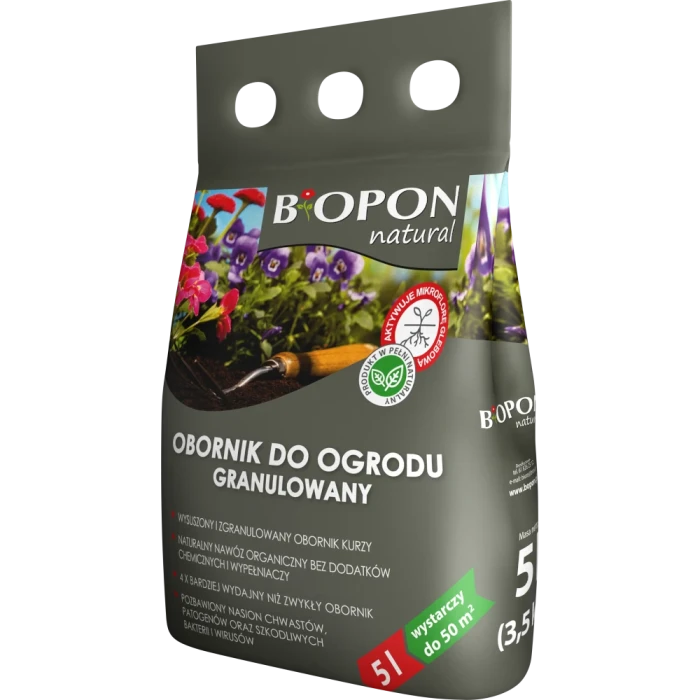 obornik granulowany do ogrodu - 5l