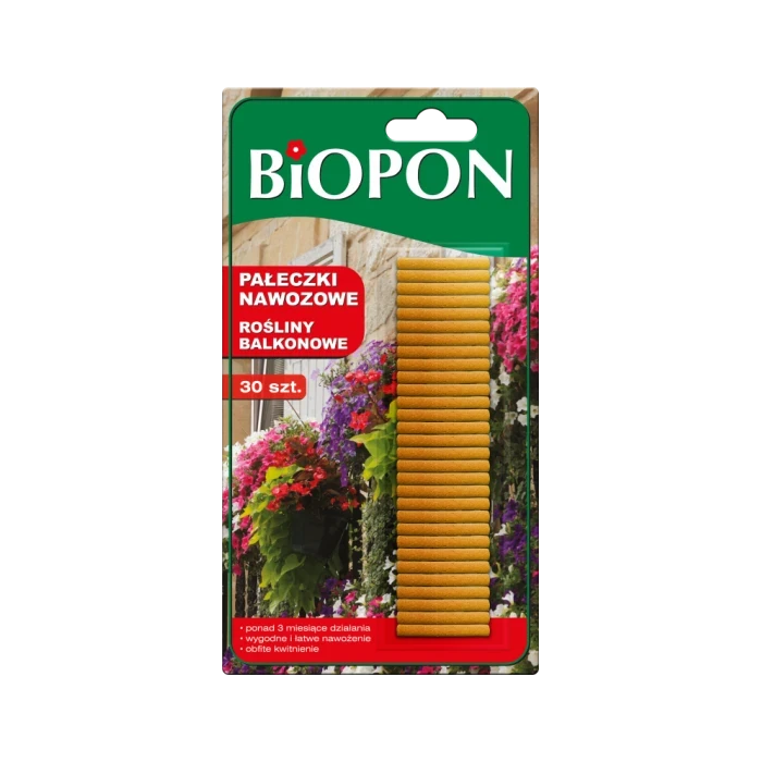Pałeczki nawozowe do roślin balkonowych - 30 szt