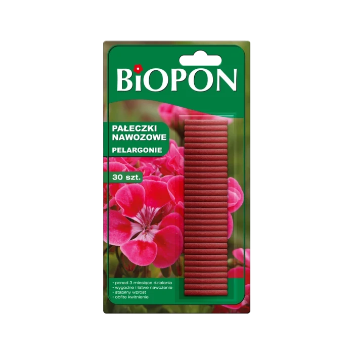 Pałeczki nawozowe do pelargonii - 30 szt