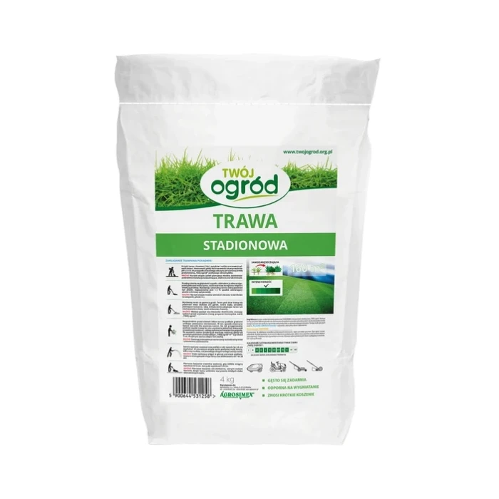 TRAWA STADIONOWA - gęsta i silna darń (Twój Ogród) - 4 kg