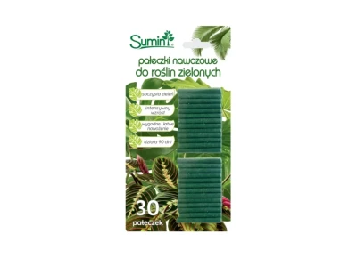 SUMIN PAŁECZKI NAWOZOWE DO ROŚLIN ZIELONYCH 30 szt.