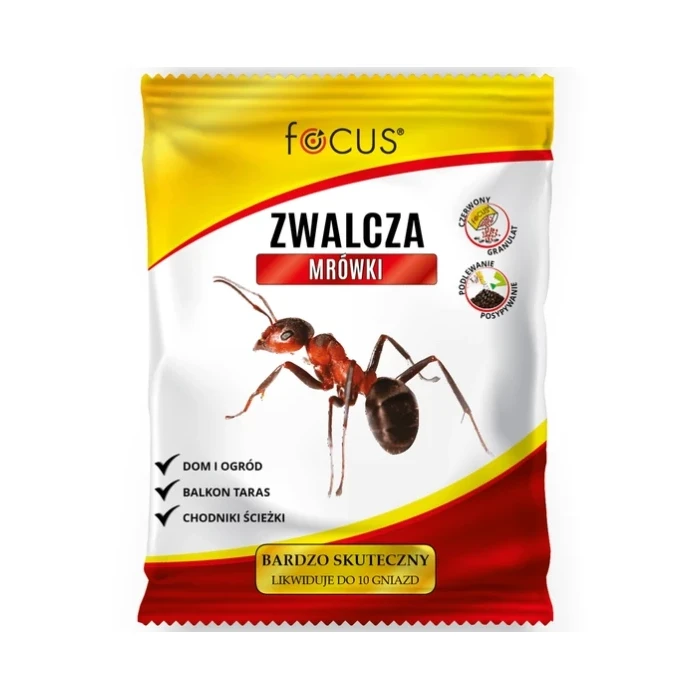 FOCUS GRANULAT ZWALCZA MRÓWKI SASZETKA - 100 g