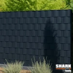 SHARK TAŚMA OGRODZENIOWA 19CMx35M +20 KLIPSÓW ANTRACYT