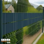 SHARK TAŚMA OGRODZENIOWA 19CMx35M +20 KLIPSÓW ANTRACYT