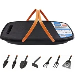 SHARK ZESTAW 10SZT. NARZĘDZI OGRODOWYCH Z KOSZEM