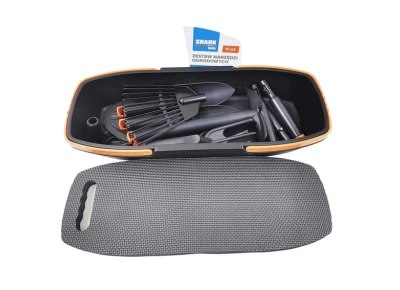 SHARK ZESTAW 10SZT. NARZĘDZI OGRODOWYCH Z KOSZEM