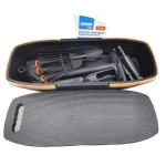 SHARK ZESTAW 10SZT. NARZĘDZI OGRODOWYCH Z KOSZEM