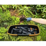 SHARK ZESTAW 10SZT. NARZĘDZI OGRODOWYCH Z KOSZEM