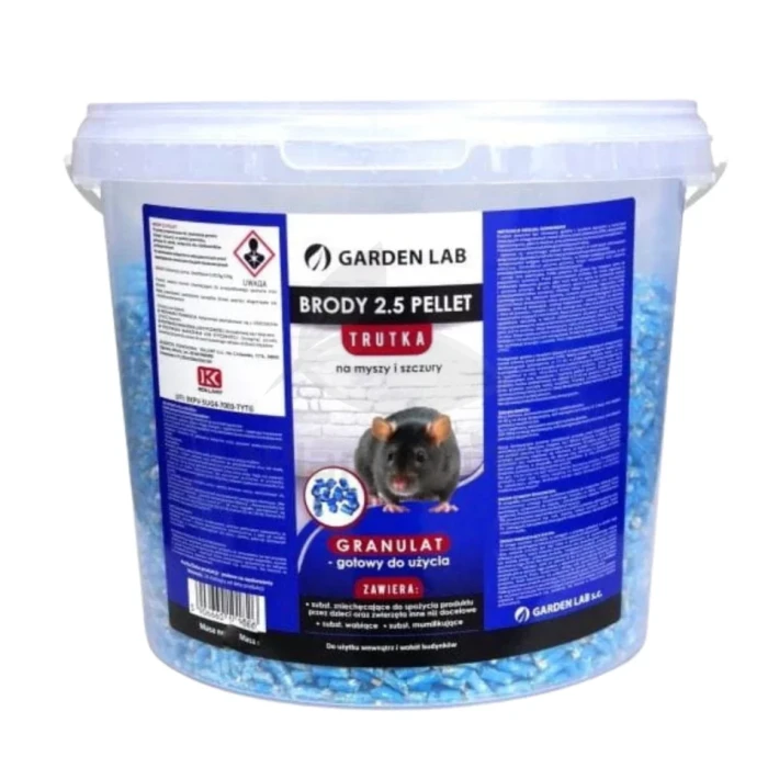 Brody 2.5 Pellet 1 kg - wiadro