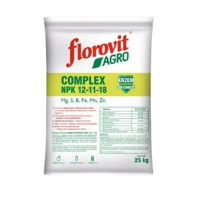 Florovit Agro Complex NPK 12:11-18 worek 25 KG