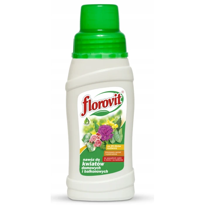 Florovit nawóz do kwiatów domowych i balkonowych butelka