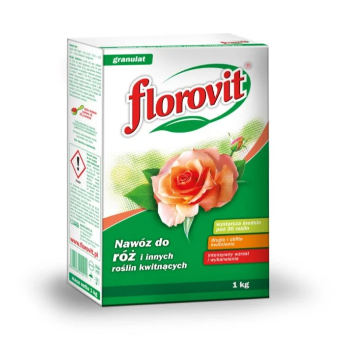 Florovit nawóz do róż i innych roślin kwitnących 1kg karton