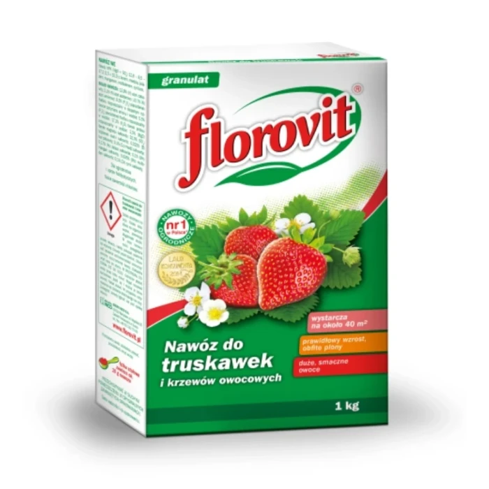 Florovit nawóz do truskawek i krzewów owocowych 1kg karton