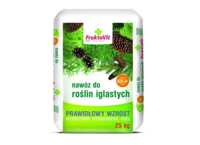 Fruktovit nawóz do roślin iglastych 25kg worek