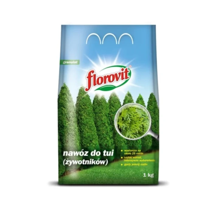 Florovit nawóz do tui (żywotników) 1kg worek