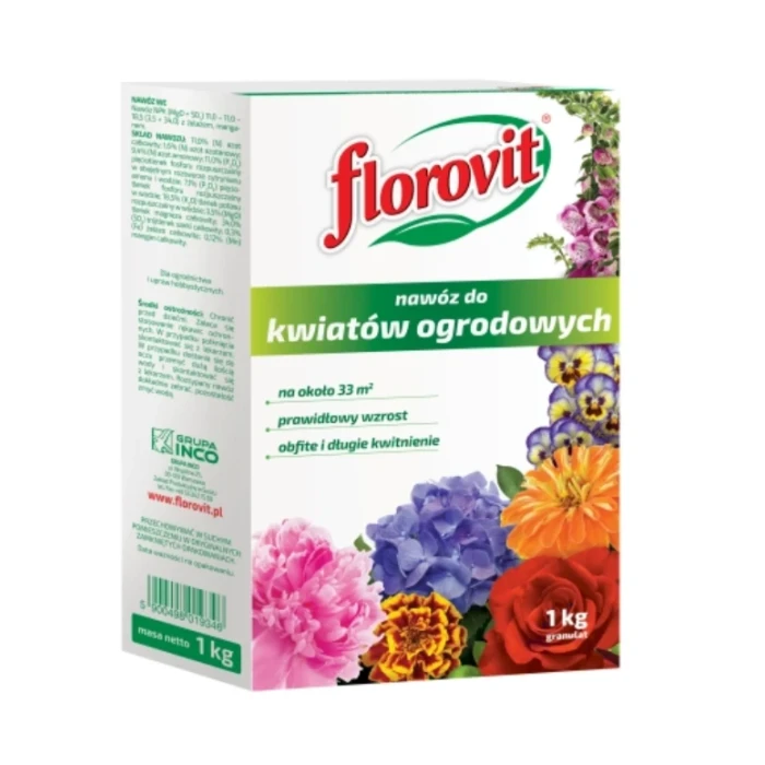 Florovit nawóz do kwiatów ogrodowych 1kg karton