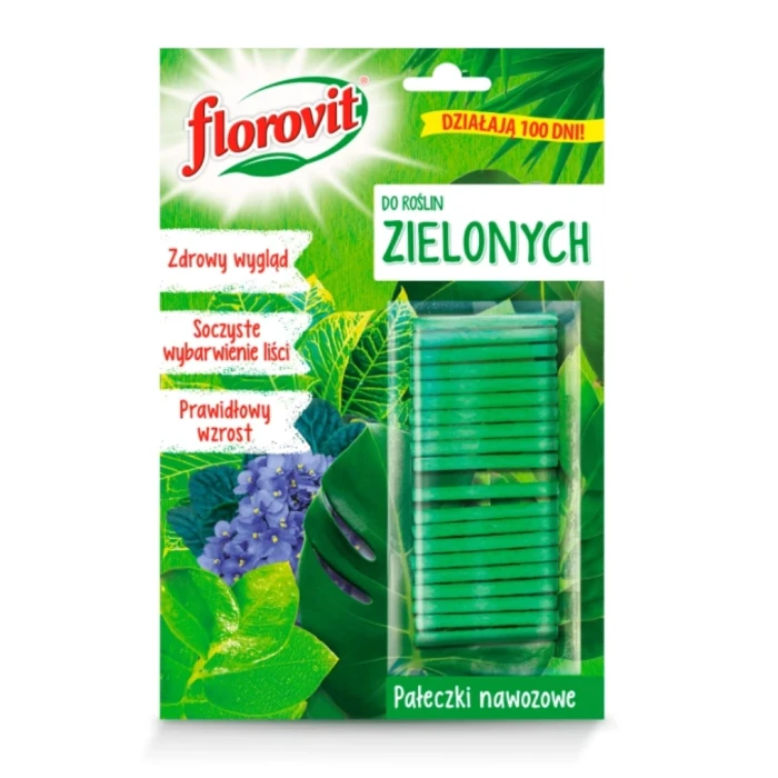 Florovit nawóz do roślin zielonych (pałeczki) 20g blister