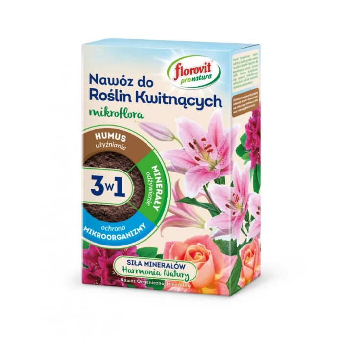 Florovit pro natura do roślin kwitnących 1kg karton