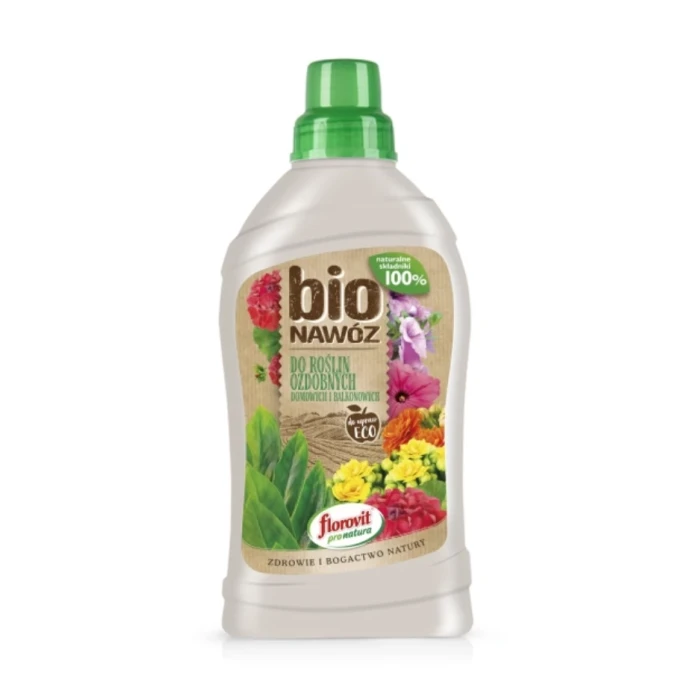 Florovit bionawóz płynny do ozdobnych roślin domowych i balkonowych 1kg butelka