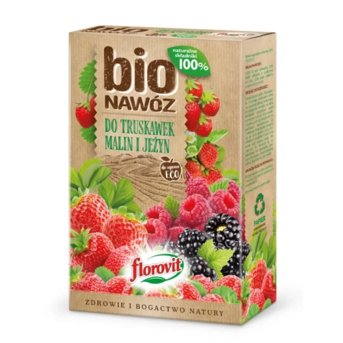 Florovit bionawóz granulowany do truskawek, malin i jeżyn