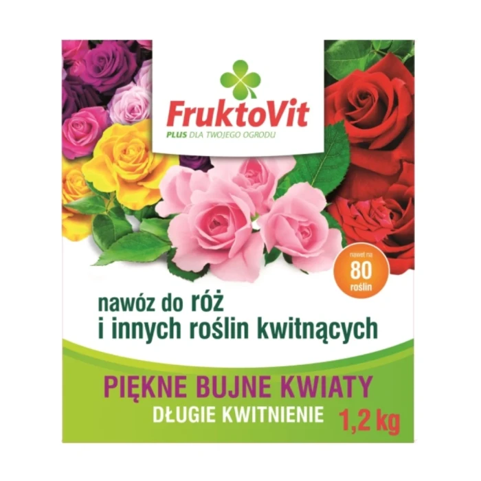 Fruktovit nawóz do róż i innych roślin kwitnących 1,2kg karton