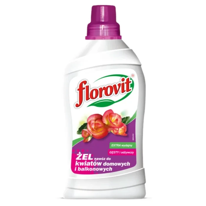 Florovit żel do kwiatów domowych i balkonowych (100 ml GRATIS) 800g butelka