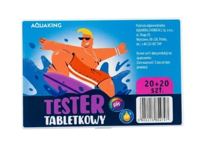 Tester tabletkowy Chlor + pH 20+20 testów