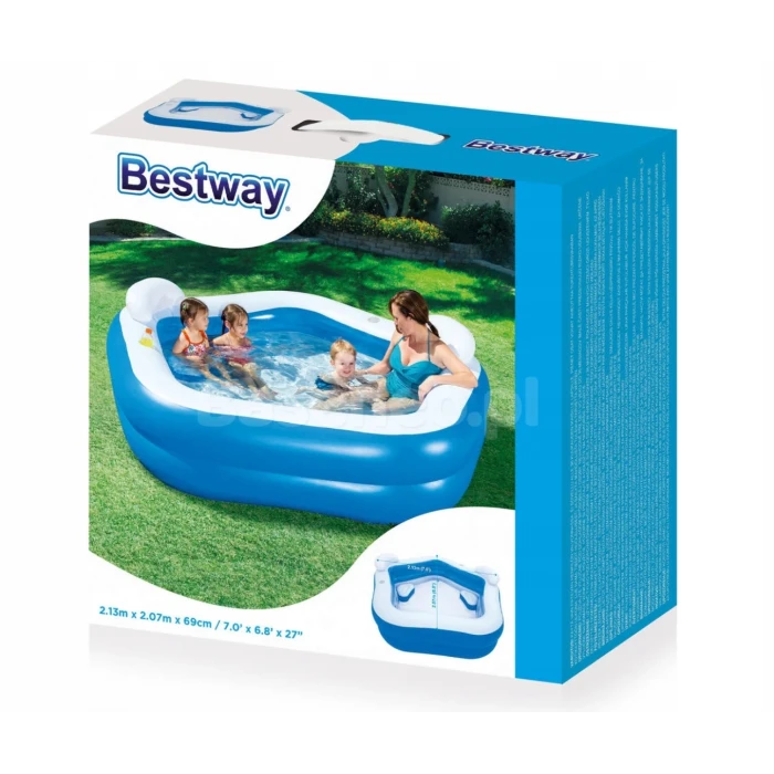 Basen dmuchany Bestway 54153 Pięciokąt z siedzeniami