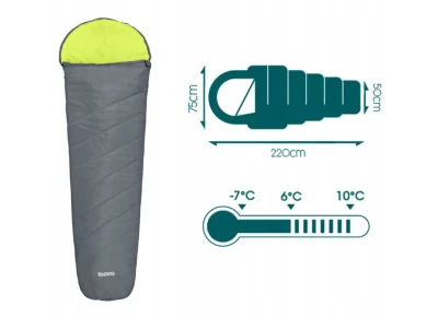 Śpiwór turystyczny typu mumia Bestway 68102 HiperHide 10