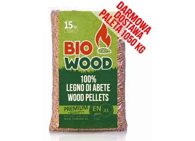 Pellet swierkowy Biowood Handy ENplus A1 — paleta | Wilkolaziak
