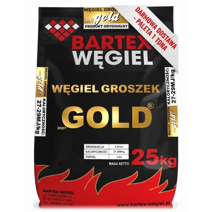 Ekogroszek Bartex Gold 25 kg — cena i dostepnosc | Wilkolaziak