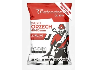 Wegiel orzech Petrodom 40-80 mm 25 kg | Wilkolaziak
