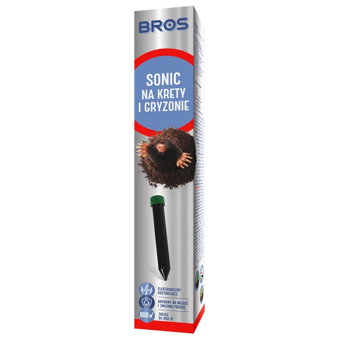 Sonic - odstrasza krety